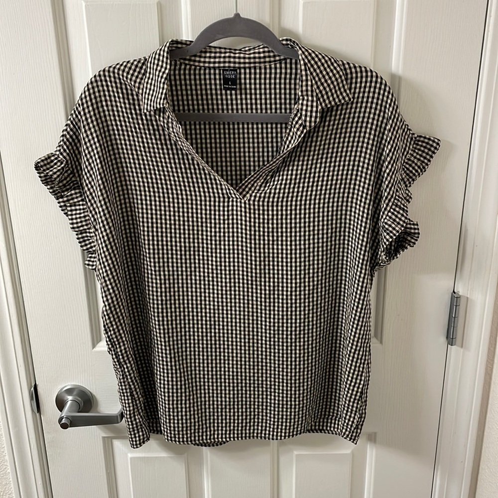 Gingham Blouse
